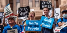 Democratic super PAC vows $20 million to counter new state voting restrictions