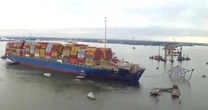 Cruise leaves Baltimore port for 1st time since Key Bridge collapse