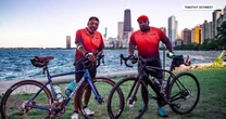 Father-Son Duo Cycle Their Way Toward a Healthier Lifestyle