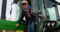 Meet the 8-year-old farmer going viral on TikTok for love of tractors