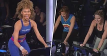 Get a behind-the-scenes look at Ally Love’s Peloton classes