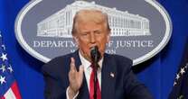 Trump calls out perceived opponents in Justice Department speech