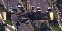 Pedestrian bridge collapse injures 5 in Washington, DC