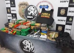 Grupo é preso com mais de cem tabletes de drogas que iriam abastecer outros