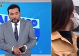 Geraldo Luís salva repórter de atropelamento ao vivo; veja