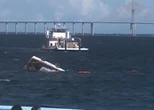 Vídeo mostra barco naufragando em frente a hotel na Ponta Negra; veja