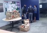 Dupla é presa com caminhão abarrotado com 127 kg de drogas em Manaus