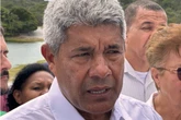 Jerônimo perde a paciência com pergunta sobre a ponte Salvador-Itaparica