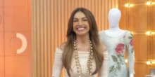 Patrícia Poeta se emociona ao ganhar item que foi de Hebe Camargo: 'Minha ídola para sempre'