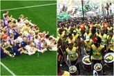 Remada viking da Noruega viraliza e Olodum responde: 'Com o tambor, estamos na frente'