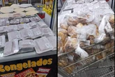Mercado é denunciado por vender carnes impróprias para consumo; mais de 400 kg são apreendidos