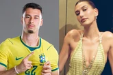 'Por isso o Justin segue ele': Web aponta semelhança entre Gabriel Martinelli e Hailey Bieber