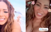 Mãe de Lexa faz sessão de fotos em praia de nudismo: 'Com vontade de mostrar mesmo'