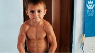 Menino mais forte do mundo surpreende com músculos de adulto aos 5 anos