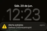 Ataque ao sistema da Defesa Civil disparou 10 alertas falsos; PF investiga