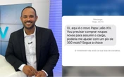 Vanderson Nascimento brinca com 'golpe do Papa' e viraliza nas redes