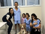 Cão terapeuta emociona crianças internadas em hospital de Salvador