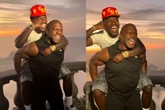 Após meme de 'As Branquelas', Terry Crews se encontra com Vini Jr. no Brasil