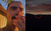 Barulho 'perturbador' e luzes no céu: Influenciador chora após gravar suposto OVNI e sofrer ameaças