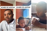 Davi Brito aparece com menino e diz que é seu filho: 'Adotei'