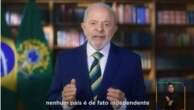 Lula exalta democracia em pronunciamento da Independência