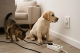 Fique alerta para os riscos relacionados à eletricidade com pets em casa