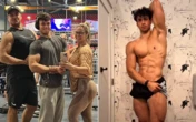 Filho de Carla Perez e Xanddy mostra corpo definido e seguidores brincam: 'Não tem como segurar o Tchan'