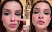 Juliette quebra nariz ao dar com a cara em porta de vidro: 'Meio torto'