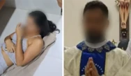 Áudio vazado mostra padre tentando se explicar após flagra com noiva de fiel: 'Foi só um banho'