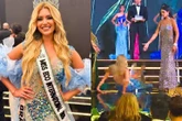 Miss Brasil cai no palco durante final de concurso e reação chama atenção nas redes