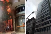 Queima de material de invasores causou incêndio em prédios do Comércio