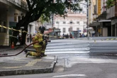 Pelo menos 20 prédios foram interditados depois de incêndio no Comércio