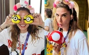 Luciana Gimenez faz teste inusitado no Japão e sai pelas ruas com meia branca