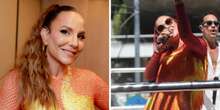 Na mesma paleta de cores: Ivete e Claudia Leitte 'combinam' figurino; confira