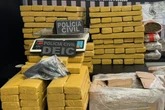 Mais de 200 kg de maconha são apreendidos em Feira de Santana; suspeito foi preso