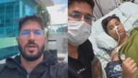 Menino que perdeu a perna após ser mordido por tubarão em PE segue isolado e corre 'risco alto' de infecção, diz pai