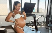 Na reta final da gestação, Carol Peixinho surpreende ao mostrar movimentos do filho na barriga