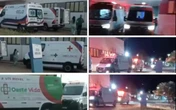 Ambulâncias fazem fila no Hospital do Oeste em espera por vagas para pacientes