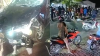 Motociclista é socorrido em porta de madeira e caminhonete por falta de ambulância em cidade baiana
