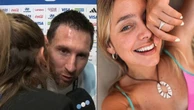 Messi chama atenção ao cumprimentar jornalista com beijo no rosto e reage a rumores na Argentina