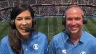 Lá ele! Narradora da Globo se confunde ao vivo durante Copa do Mundo e diverte internautas