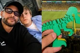 Davi Lucca, filho de Neymar, viraliza nas redes sociais ao aparecer vendendo dinossauros 3D por R$ 99,99