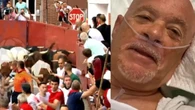 Jornalista é atacado por touros em festival e fica com costelas quebradas e ferimentos graves