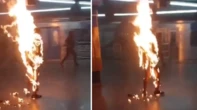 O que se sabe sobre homem que ateou fogo no próprio corpo em estação do metrô