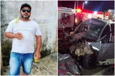 Motorista morre após ficar preso às ferragens em colisão entre carro e ônibus na Bahia