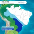 Forte frente fria chega ao Brasil nesta quarta (28); previsão é de neve, temporal e geada
