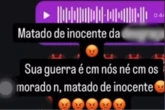 'A meta é matar todo mundo': CV faz ameaça e assusta moradores em Fazenda Grande I