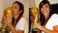 Ivete Sangalo resgata fotos raras beijando a taça da Copa do Mundo e manda recado à Seleção