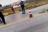 Ciclista morre em acidente após ser atropelado por caminhão em estrada da Bahia