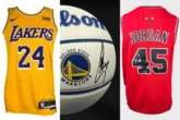 Peças exclusivas e autografadas por lendas da NBA vão a leilão a partir de R$ 1.662